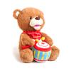 Cuddle Barn - Drummin' Billy | Animated Bear Stuffed Animal Musical Plush Toy Drums and Sings Along to Ants Go Marching and Five Little Bears, 11 inches view 2
