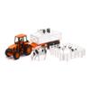 Kubota Farm Tractor & Trailer W/Farm Animals Set view 1