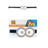 Unique Despicable Me Birthday Party Supplies Favor Bundle Pack includes 8 Loot Bags, 8 Party Paper Goggles, 24Tattoos, 1 Award Ribbon, 1 Dinosaur Sticker Sheet view 3