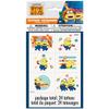 Unique Despicable Me Birthday Party Supplies Favor Bundle Pack includes 8 Loot Bags, 8 Party Paper Goggles, 24Tattoos, 1 Award Ribbon, 1 Dinosaur Sticker Sheet view 4