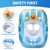 Swimbobo Toddler Pool Float with Seat Boat Inflatable Ride-on Car for Kids Outdoor Toys(Blue Sport Car) view 2