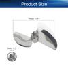 Bettomshin 1Pcs Two Blade Propeller for Ship Model Rc Boat Propeller Model Silver Aluminium Alloy Positive Paddle 78mm Diameter 1.6 Pitch 5mm Hole Dia view 2