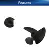 Bettomshin 2Pcs Two Blade Propeller for Ship Model Rc Boat Propeller Model Black Plastic Positive Paddle 47mm Diameter 40mm Pitch 4.8mm Hole Dia view 3