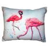 16 x 20 in. Funky Flamingos No Cord Pillow view 1