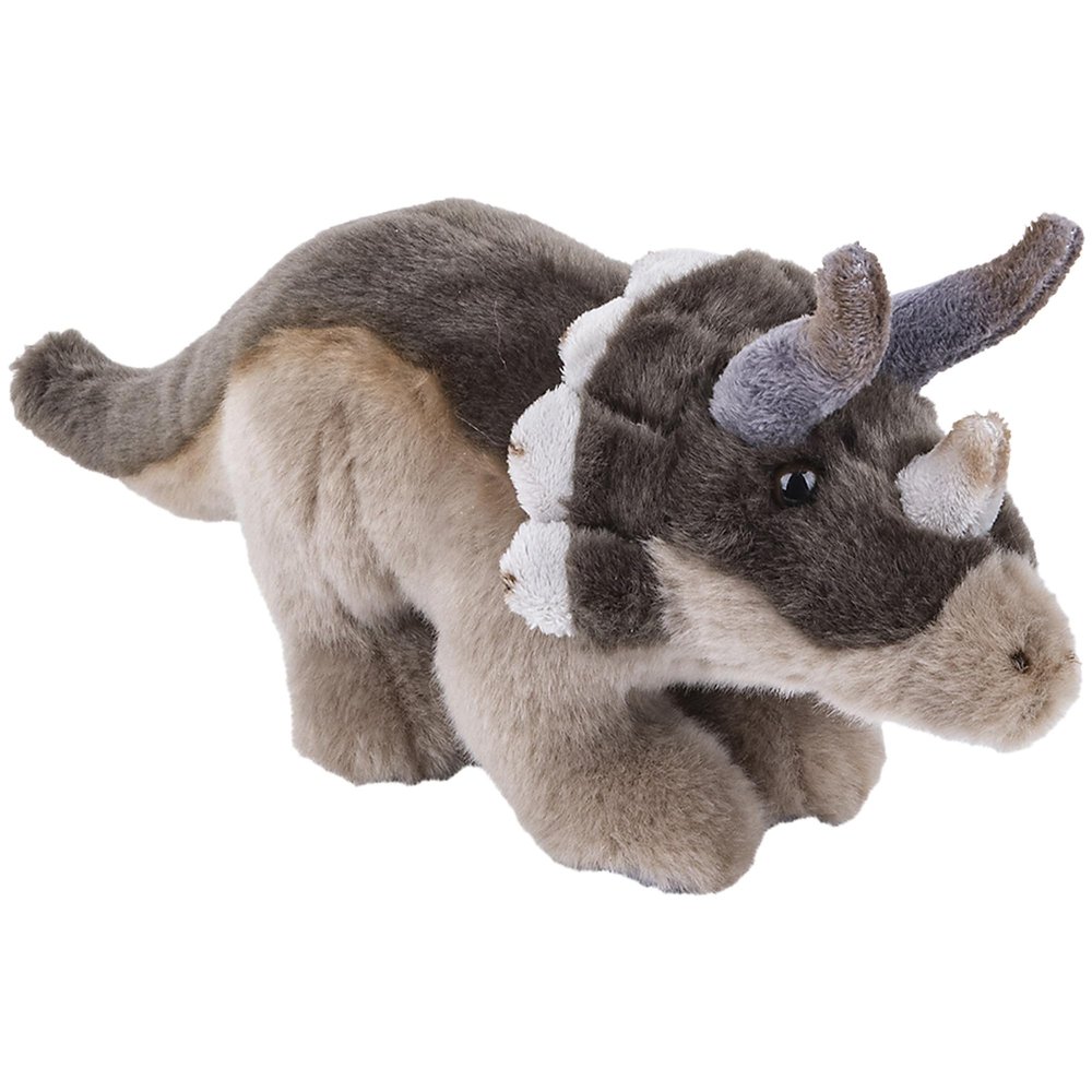 9 Triceratops Dinosaur Stuffed Animal Plush Toys, Cute, Ultra Cuddly, Huggable Soft Dino Toy, Nursery Decor, Baby Shower Decorations, Birthday Gift for Boys and Girls (9" Triceratops)