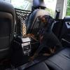 3-Layer Car Mesh Organizer, Seat Back Net Bag, Barrier of Backseat Pet Kids, Cargo Tissue Purse Holder, Driver Storage Netting Pouch view 3