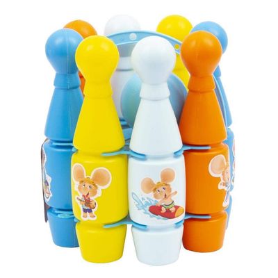 Grandi Giochi TPG66000 Gigio Mouse Set Birilli with Ball