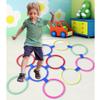 Hop Floor Game Hopscotch Ring Game, Kids Balance Coordination Training Set - 10 Rings 10 Snaps, Home Kindergarten Educational Toys (Size : 48cm/18.9in) view 2