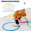 AGYHAM Hop Floor Hopscotch Ring Game Set 10 Rings 10 Buckles, Home Kindergarten Agility Speed Balance Coordination Square Play Ring (Size : 38cm/15in) view 2