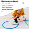 Hop Floor Game Hopscotch Ring Game, Kids Balance Coordination Training Set - 10 Rings 10 Snaps, Home Kindergarten Educational Toys (Size : 28cm/11in) view 3