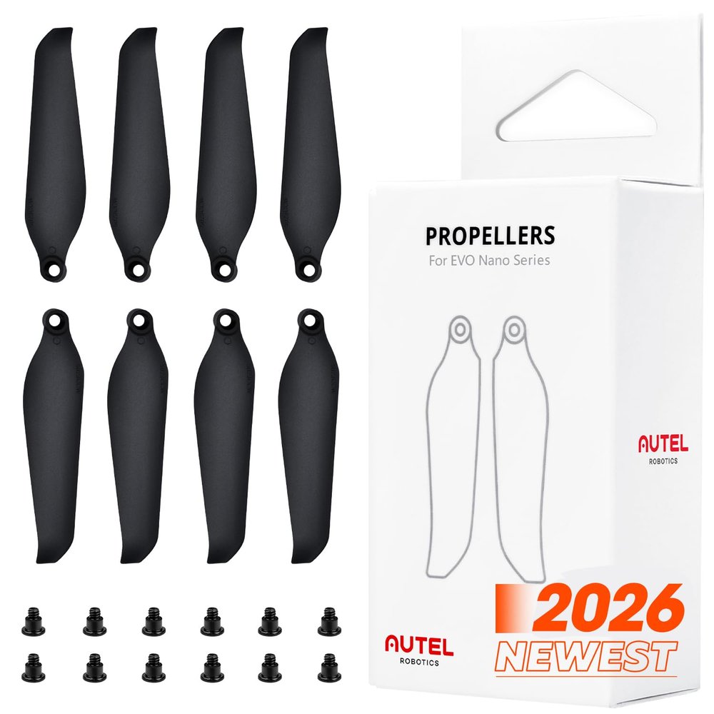 8 PCS Autel Robotics EVO Nano Propellers for EVO Nano/Nano+/ Nano Plus Drone, Low-Noise Props Blades Accessories