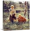 22 in. Children in a Field Art Print - Evert Pieters view 1