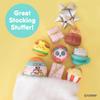Hamee Anirollz [Surprise Capsule Series] Cute Water Filled Squishy Toys [Birthday Gift Bags, Party Favors, Gift Basket Filler, Stress Relief Toys]  5 Pc. (One of Each Style) view 2
