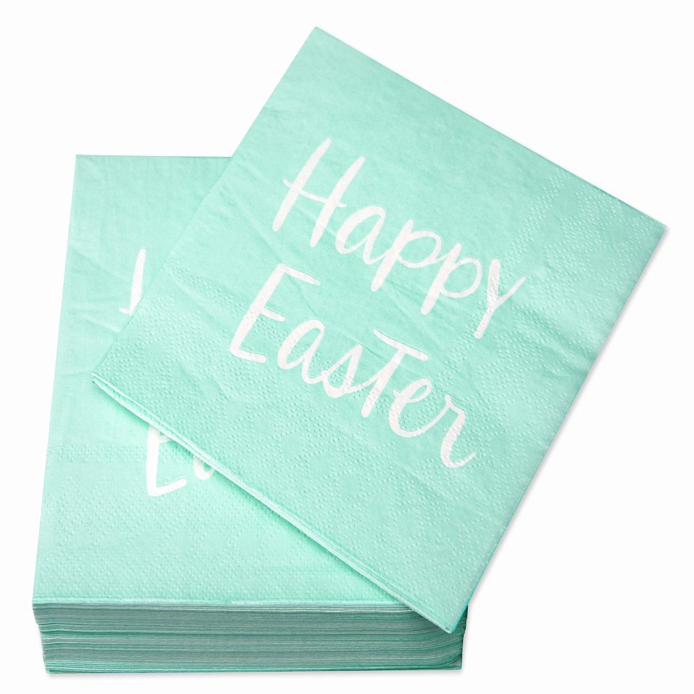 American Greetings 50-Count Beverage Napkins, Easter Party Supplies