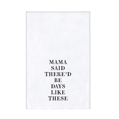 Stephan Baby Face to Face Designs Ultra-Absorbent Thirsty Boy Baby Towel, 30" x 30", My Mama Said