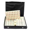 SHATONG Mahjong  Traditional Chinese Mahjong Game Set with 144 Mini Size Tiles,3 Dice and Zhuang Dice,Portable Travel Majhong Games Set for Home Party Family,20 mm view 2