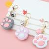 Fidget Toys Stress Relief Hand Toys, Mini Cat Paw Push Fidget Toy Keychain Keyring for Kids Adults, Mini Push Fidget Sensory Toys Stocking Filler, Fidget Game Keychain with Light and Music Pink view 4