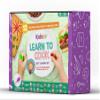 KIDSTIR Learn to Cook Kids Cooking Kit | 12 Delicious Kid-Friendly Recipes & Kids Size Cooking Tool | Easy Step-by-Step Instructions with STEAM Learning Best Cooking Gifts for Kids | Cozy Classics view 1