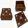 KAM Home Wooden Game Domino Dice Tic Toe Game Gifts for Christmas Special Handicraft view 1