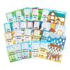 Colorations Counting Numbers 0-20 Modeling Mats, Dough Mats, Use Modeling Dough to Complete The Scene view 1