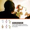 Chinese Shadow Puppet Toy Kit: 6pcs Fairytale Shadow Puppet Model Toys Traditional Shadow Puppetry DIY Making Accessories for Kids Random Style view 3