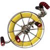 Kite Reel, Stainless Steel Strap Wheel, Outdoor Kite Winder, High-end Large Adult Kite Wheel, Silent Brake Anti-Reverse Wheel (Color : Silver, Size : 32cm) view 1