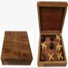 KAM Home Wooden Game Domino Dice Tic Toe Game Gifts for Christmas Handmade view 1