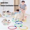 Hopscotch Ring Game Set, Children's Educational Toys Hopscotch Game, Home Kindergarten Sensory Integration Training(38CM) view 2