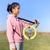 Kite Reel, Outdoor Kite Winder, Stainless Steel Strap Wheel, Silent Brake Anti-Reverse Wheel (Color : SilverA, Size : 32cm) view 2