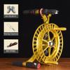 Magnesium Alloy Kite Strap WheelKite Reel, Outdoor Kite Winder, Silent Brake Anti-Reverse Wheel (Color : Yellow, Size : 30cm) view 2