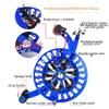 Magnesium Alloy Kite Strap WheelKite Reel, Outdoor Kite Winder, Silent Brake Anti-Reverse Wheel (Color : Black, Size : 26cm) view 3