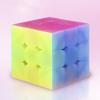 3x3 Speed Cube Toys Jelly 3x3x3 Magic Cube Puzzles Transparent Pastel Color Stickless Educational Cube Puzzles Games Toy for Kids and Adults view 2