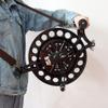 Magnesium Alloy Kite Strap WheelKite Reel, Outdoor Kite Winder, Silent Brake Anti-Reverse Wheel (Color : Black, Size : 32cm) view 2