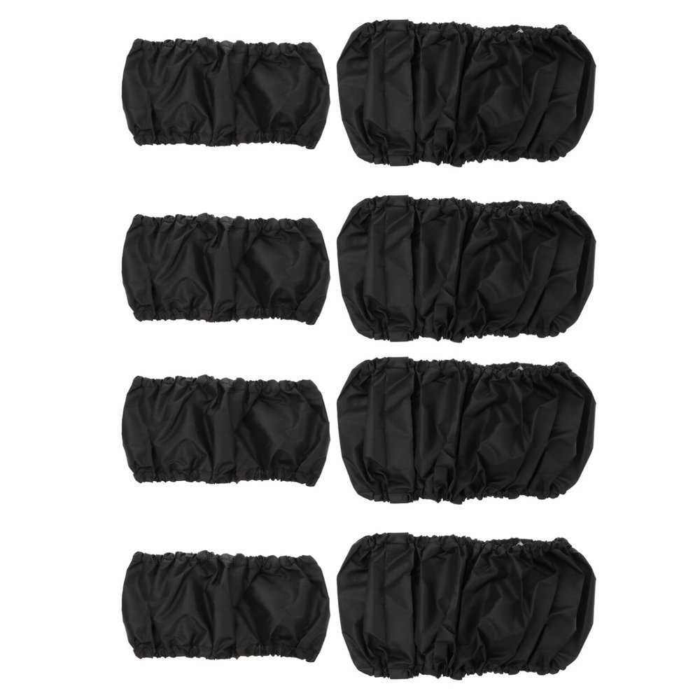 8pcs Wheel Cover Stroller Cart Wheel Protector Baby Stroller Accessories tire Covers for rv Jogger Wheels Protection Covers Pushchair Child Oxford Cloth Trailer
