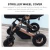 8pcs Wheel Cover Stroller Cart Wheel Protector Baby Stroller Accessories tire Covers for rv Jogger Wheels Protection Covers Pushchair Child Oxford Cloth Trailer view 2