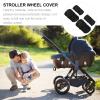 8pcs Wheel Cover Stroller Cart Wheel Protector Baby Stroller Accessories tire Covers for rv Jogger Wheels Protection Covers Pushchair Child Oxford Cloth Trailer view 3