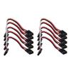 10cm/3.94" 3-Pin Male to Male Lead Servo Extension Cable Cord Connectors, 60-Cores Wire for RC Futaba JR Servo 10Pcs,Aicosineg view 1