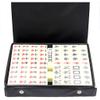 SHATONG Chinese Mahjong Game Set 144 Melamine Tiles with 3 Dice,2 Spare Tiles and Zhuang Dice,Portable Size and Light-Weight,for Travel Party Family Game Gift(Size:201412mm) view 3
