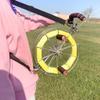 Kite Reel, Outdoor Kite Winder, Stainless Steel Strap Wheel, Silent Brake Anti-Reverse Wheel (Color : SilverB, Size : 32cm) view 3