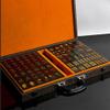 SHATONG Chinese Traditional Mahjong Game Set 144 Mah Jong Tile Board Game with Ornate Storage Case for Travel Party Family Game Gift(Size: 4x3x2cm) view 3