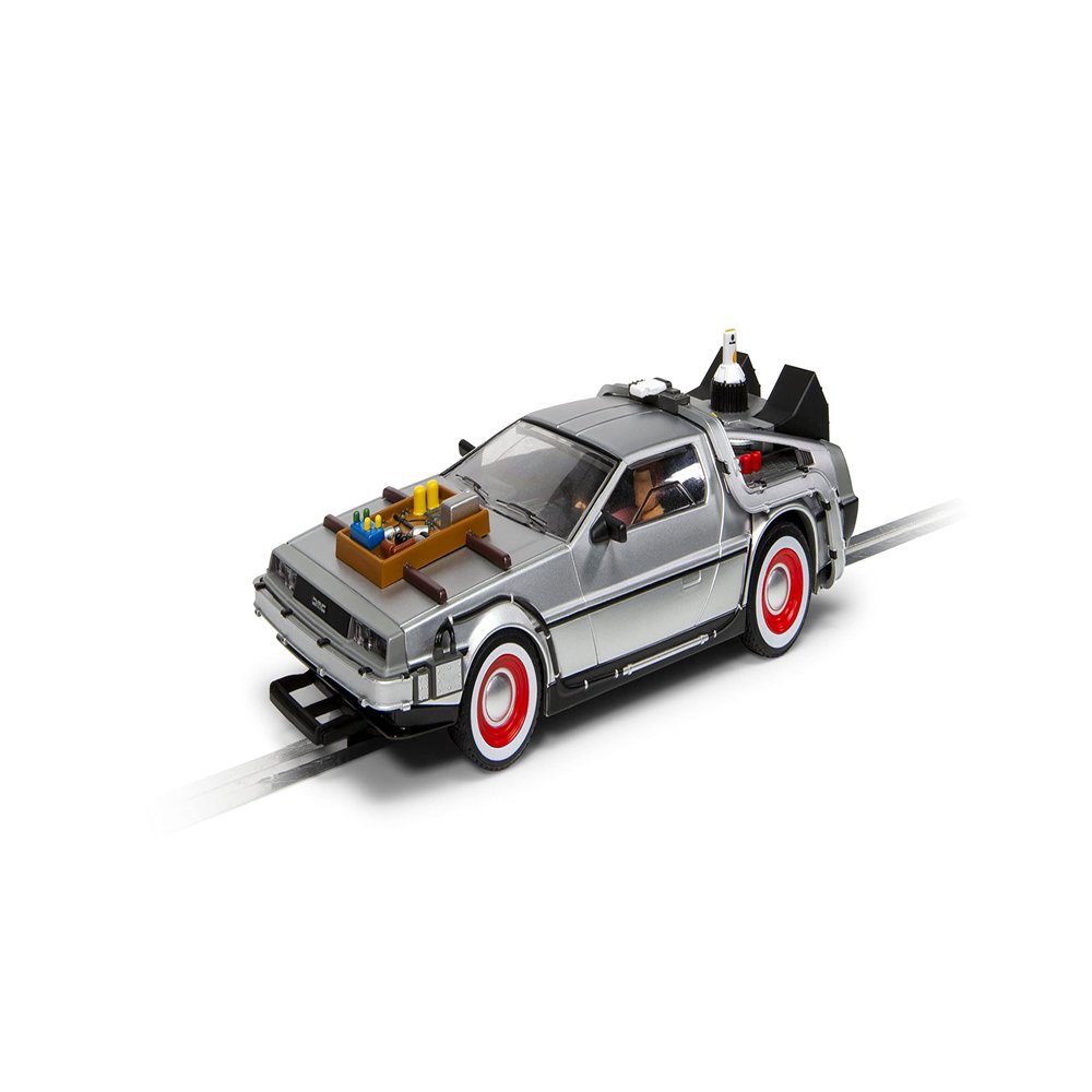 Scalextric Back to The Future Part 3 Delorean Time Machine 1:32 Slot Race Car C4307