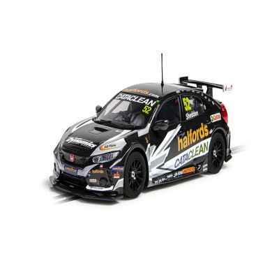 Scalextric C4297 Honda Civic Type R - BTCC 2021 - Gordon Shedden, Black/Orange