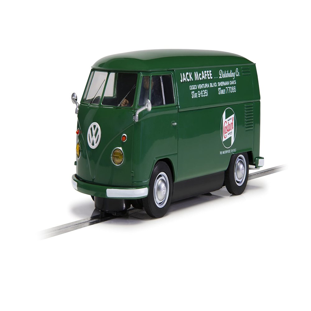 Scalextric Volkswagen T1b Van Castrol Jack McAffee Distributing Co 1:32 Slot Rac Car C4303