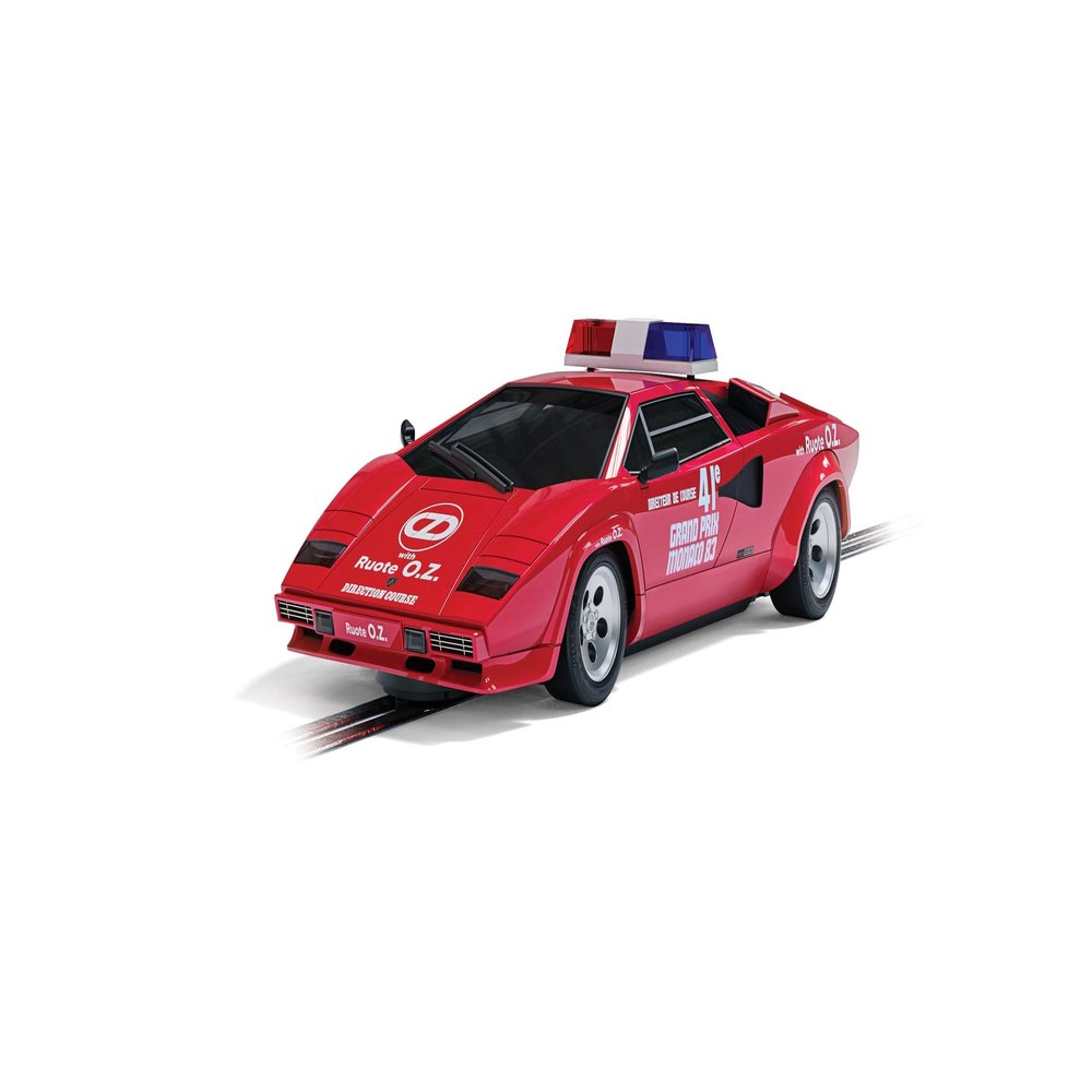 Scalextric Lamborghini Countach - 1983 Monaco GP Safety Car. Classic Street., Red