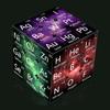 3x3 Speed Cube Periodic Table 3x3 UV Printing Chemical Elements Cube 3x3x3 Magic Cube Puzzles Black Stickerless Sturdy and Smooth Speed Cube Puzzles Educational Games Toy for Kids and Adults view 2