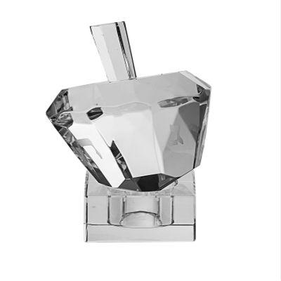 (D) Diamond Solitaire Crystal Dreidel Hanuka Centerpiece Gadget (Clear)