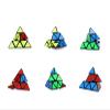 3X3 Pyramid Speed Cube YJ Toys 3X3X3 Speed Cube Triangle Puzzle Magic Cube Puzzle Black Toy view 2