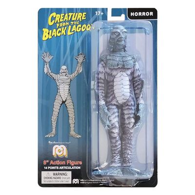 MERCHANDISING LICENCE Mego Creature from The Black Lagoon Figure The Creature (Black & White) 20 cm
