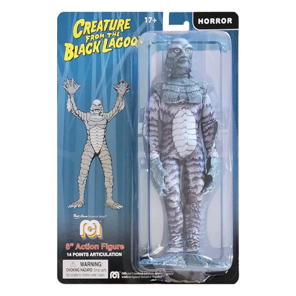 MERCHANDISING LICENCE Mego Creature from The Black Lagoon Figure The Creature (Black & White) 20 cm