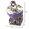 (D) Pineapple Crystal Dreidel Jewish Hanuka Centerpiece Gadget view 2